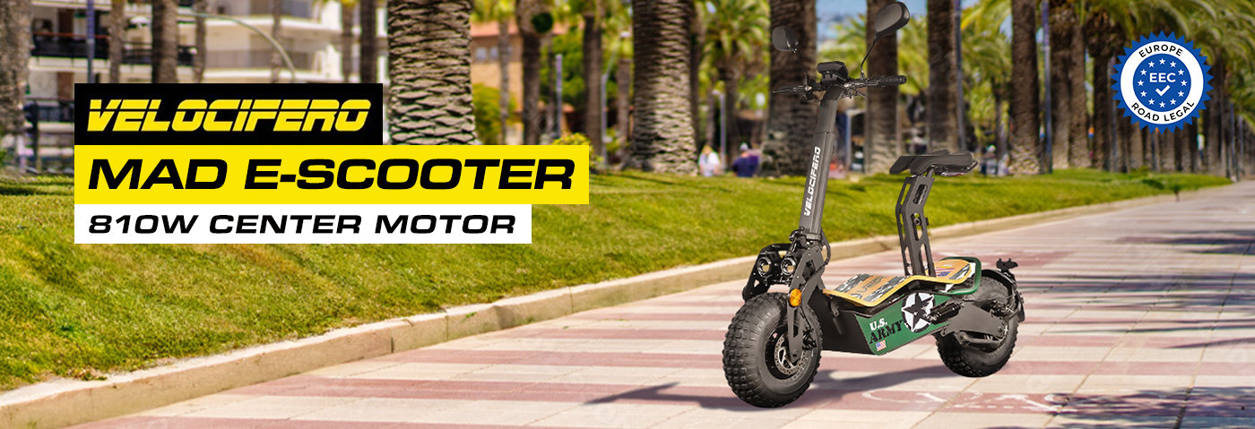 Velocifero Mad E-Scooter 810W 48V EEC