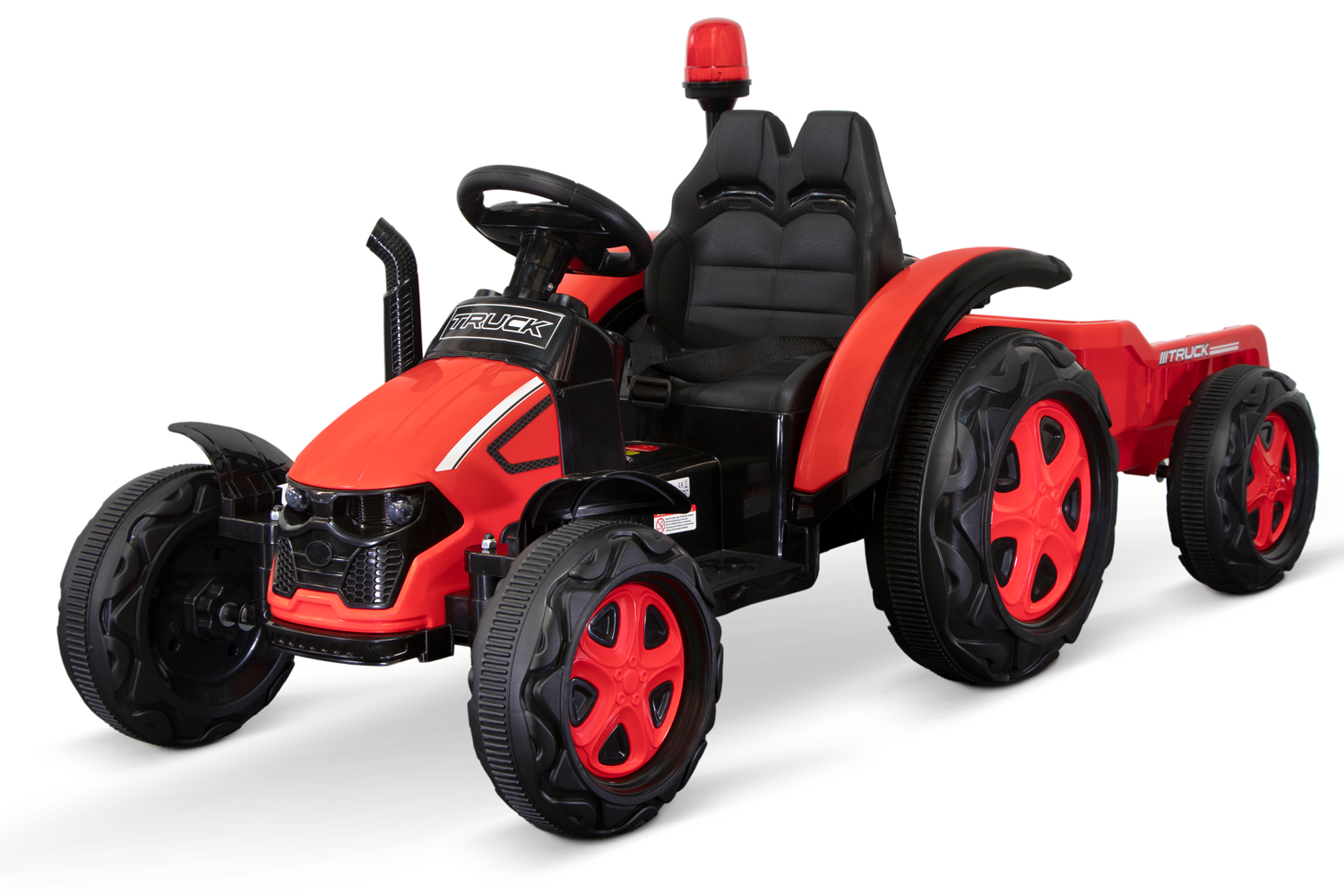 Kindermotorräder Galler - Kinder Elektro Traktor mit Warnleuchte 2x35W 12V/7Ah  inkl. Anhänger