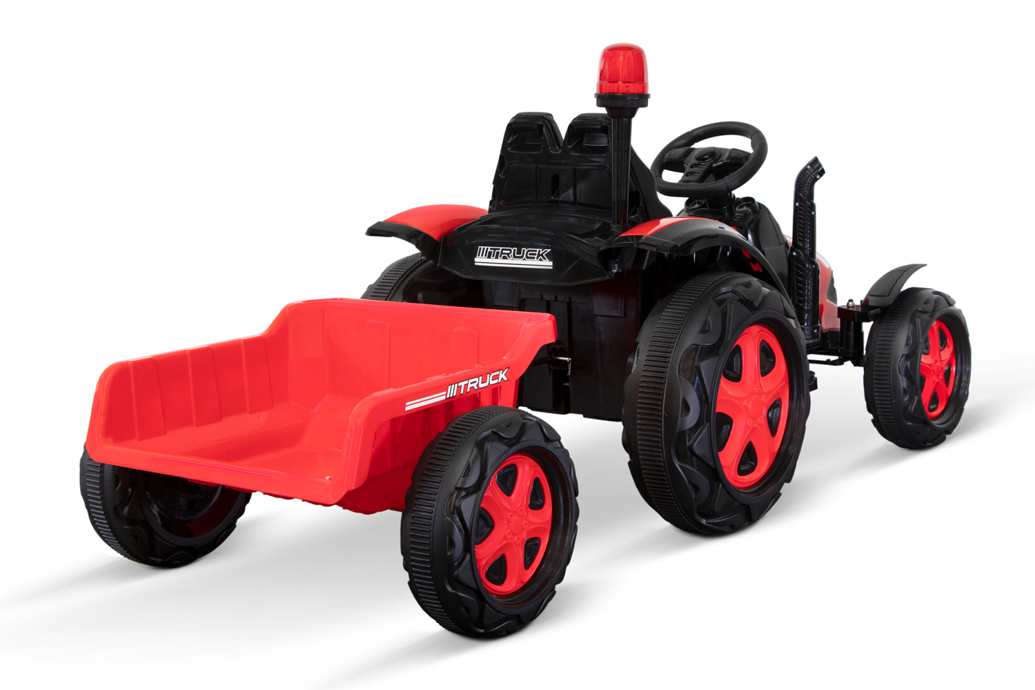 Kinder Traktor Elektro 2X25W 12V 4.5 Ah 2.4 G RC inkl. Anhänger