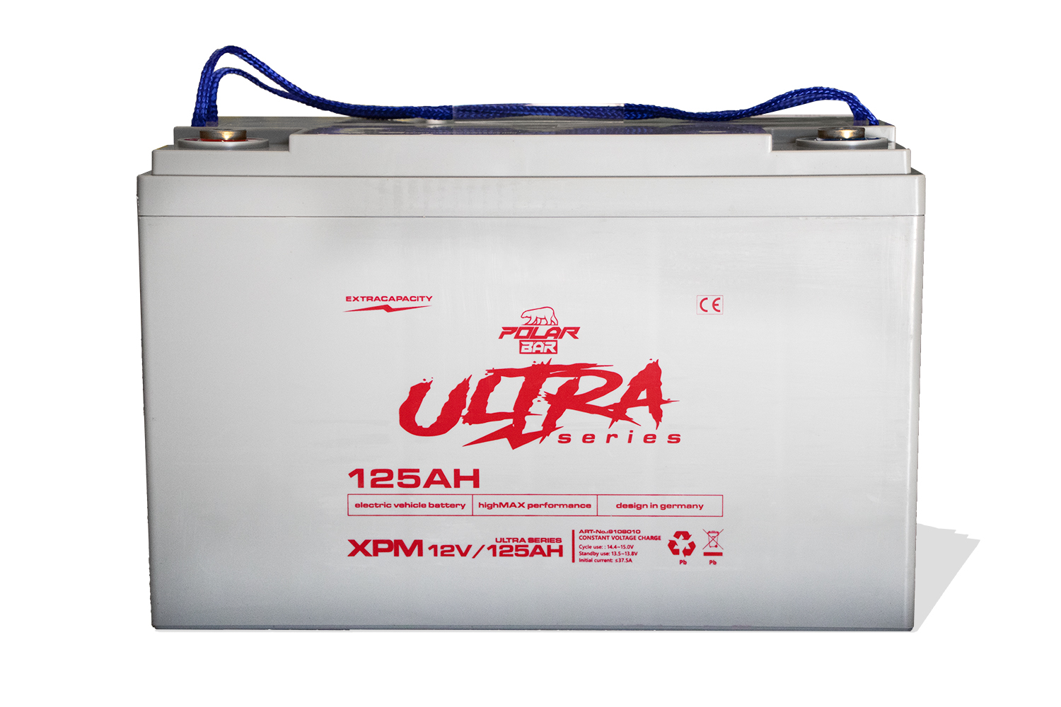 Menila GmbH - Polar Bär AGM Batterie Ultra Serie XPM 12V 125Ah wartungsfrei  Powerbatterie