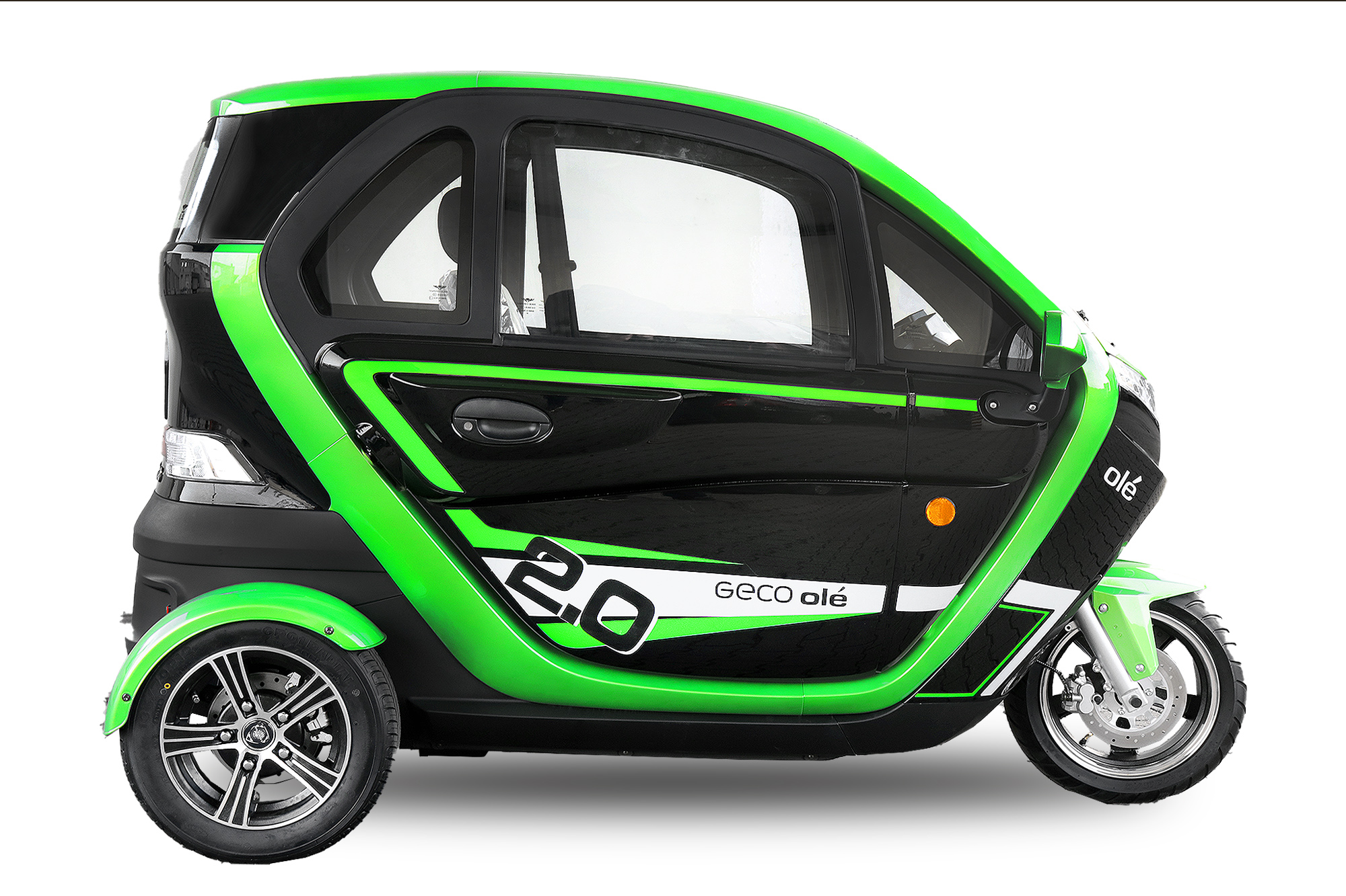 EEC Elektroauto Geco Ole 3000 V7 3kW inkl. 72V 84Ah Lithium Batterien