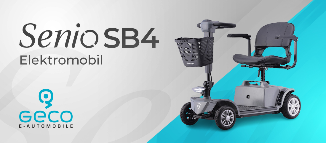 GECO SENIO SB4 250W 24V 12Ah Elektromobil Seniorenmobil Faltbar
