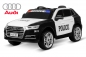 Preview: Lizenz Kinder Elektro Auto Audi Q5 Polizei 2x 40W 12V 7Ah 2.4G RC Bluetooth