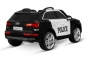 Preview: Lizenz Kinder Elektro Auto Audi Q5 Polizei 2x 40W 12V 7Ah 2.4G RC Bluetooth