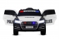 Preview: Lizenz Kinder Elektro Auto Audi Q5 Polizei 2x 40W 12V 7Ah 2.4G RC Bluetooth