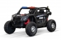 Preview: Elektro Kinderauto Super Police UTV 2-Sitzer 2x200W 24V/7Ah Offroad Buggy