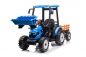 Preview: Elektro Kinder Traktor Pushdozer mit Schaufel 2x120W 12V/10Ah inkl. Anhänger