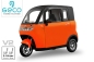 Preview: Geco Tiro V2 Elektro Kabinenroller | 3-Rad Elektrofahrzeug, 72V 1500W