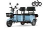 Preview: EEC Elektromobil E-GO! City AX3 2.1kW 72V 20Ah Dreirad mit 25km/h Zulassung Seniorenmobil für 2 Personen