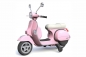 Preview: Lizenz Piaggio Vespa Roller Scooter Kinder Motorrad mit Stützräder Elektro Auto 2x 20W 12V 7Ah