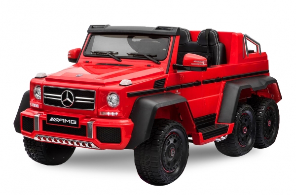 Elektro Kinderauto Mercedes G63 AMG mit Eltern Sitzplatz 6x 35W 2x 12V/10Ah