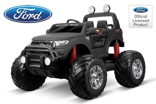 Lizenz Kinder Elektro Auto Ford Ranger Monster Truck lackiert 4x 45W 2x 12V 2.4G SUV Geländewagen