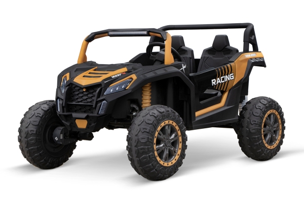 Kinder Elektro Auto UTV Road 2-Sitzer Allrad 4x75W 24V 7Ah 2.4G RC Offroad Buggy