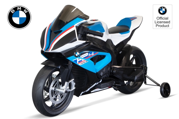 Lizenz BMW HP4 Kinder Elektro Motorrad 2x 35W 12V 7Ah