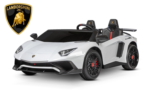 Elektro Kinderauto Lamborghini Aventador mit Lizenz 2-Sitzer 2x55W 24V/10Ah