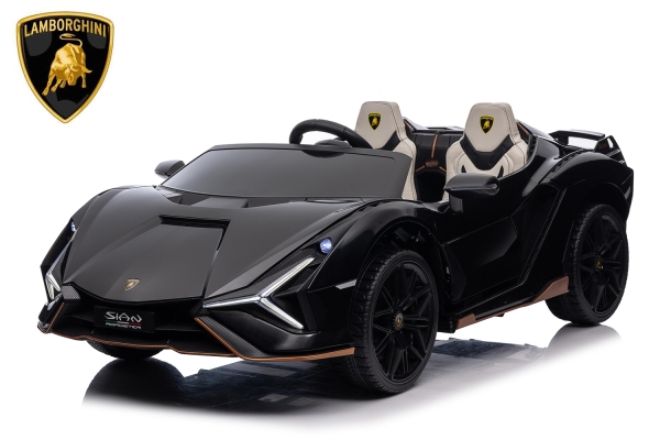 Elektro Kinderauto Lamborghini SIAN mit Lizenz Allrad 4x75W 24V/9Ah