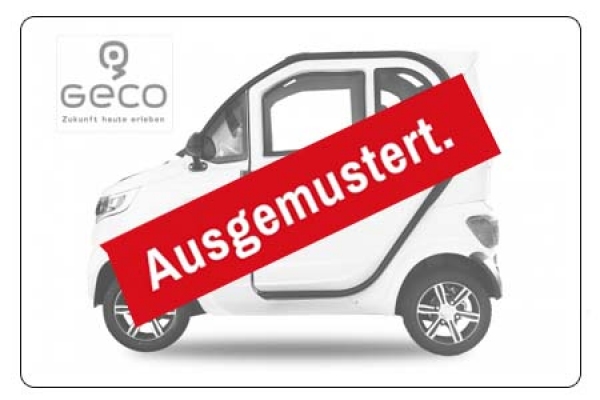 EEC Elektroauto Geco Buena 1,5kW Gleichstrommotor inkl. 3,5 kW/h Batterien Straßenzulassung 25km/h