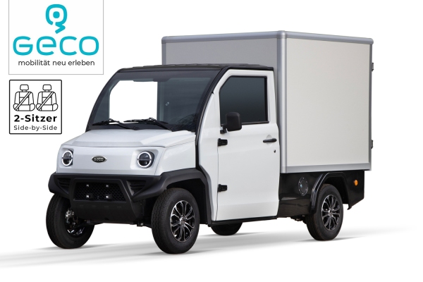 GECO E-Auto Heavy Cargo Transporter 2 Sitzer  inkl. LiFePO 72V 150Ah