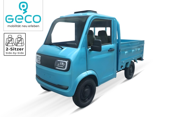 Geco Cargo Worker P440 4-Rad Pickup 72V 6KW Moped Auto
