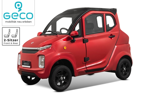 Geco City Elektroauto | Elektrofahrzeug, 72V 3000W