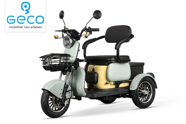 Geco CX2 R110 3-Rad scooter Elektromobil 60V 1000W
