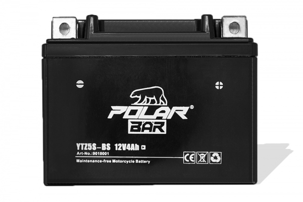 Polar Bär AGM Batterie YTZ5S-BS 12V 4Ah wartungsfrei Starterbatterie