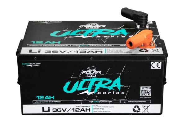 Polar Bär LiFePO4 Batterie Ultra Serie Lithium 36V 12Ah mit BMS App