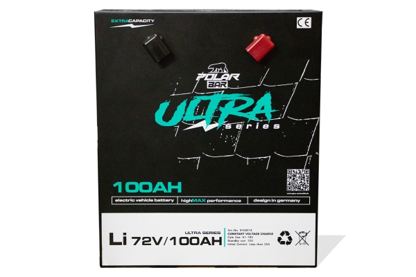 72V|100Ah Polar Bär Ultra Serie LiFePO4 Lithium Batterie  mit BMS App wartungsfrei