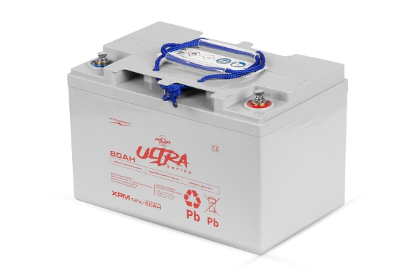 12V 80Ah Polar Bär Ultra AGM Blei Gel Batterie | Akku für Elektro mobile Fahrzeuge