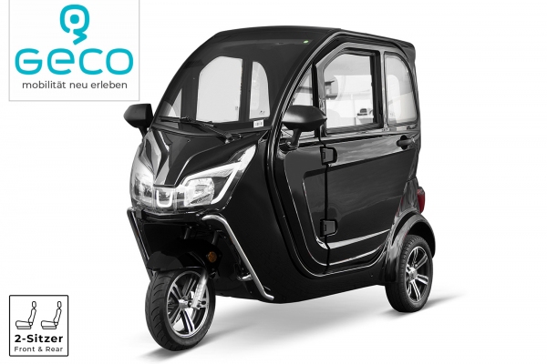 EEC Elektroauto Geco Sera V2 1,5kW Gleichstrommotor inkl. 60V 58Ah Batterien Straßenzulassung 45km/h