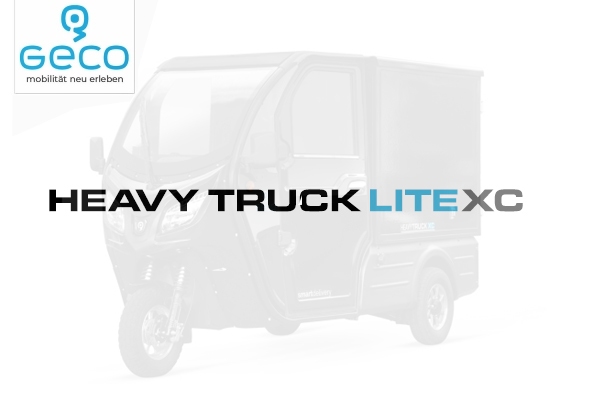EEC Elektroauto Geco Heavy Lite Truck gXC 3,9kW inkl. 4,3 kW/h|72V 60Ah Batterien Kofferaufbau