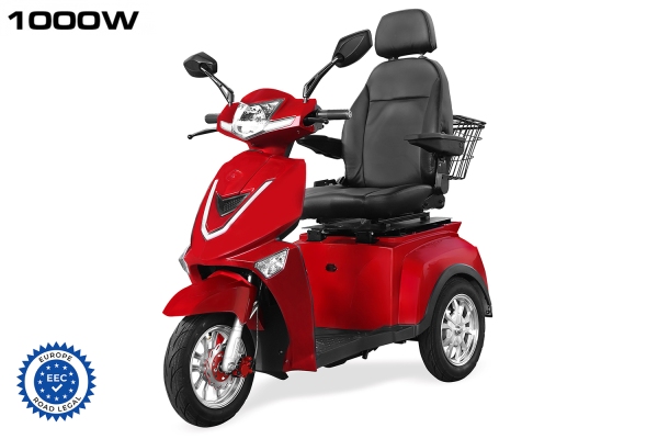 EEC Elektromobil Senio Comfort 1000W 60V 20Ah Dreirad mit Zulassung 25km/h Seniorenmobil