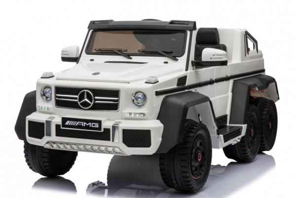 Elektro Kinderauto Mercedes G63 AMG mit Eltern Sitzplatz 6x 35W 2x 12V/10Ah