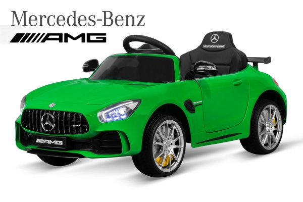 Lizenz Mercedes AMG GT R Kinder Elektro Auto 2x 15W 2x6V (12V) 4.5Ah