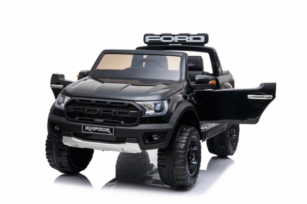 Lizenz Kinder Elektro Auto Ford Raptor lackiert 2-Sitzer 2x35W 12V 10Ah 2.4G RC