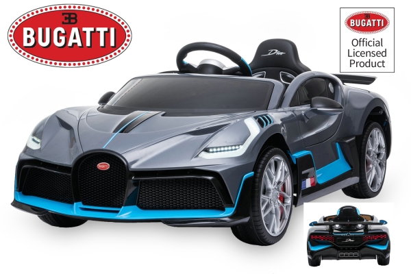 Lizenz Kinder Elektro Auto Bugatti Divo Matt lackiert 2x35W 12V 7Ah 2.4G RC