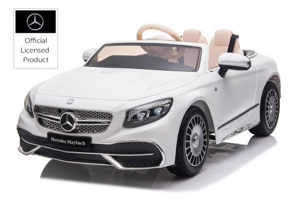 Lizenz Kinder Elektro Auto Mercedes S650 Maybach 2x35W 12V 7Ah