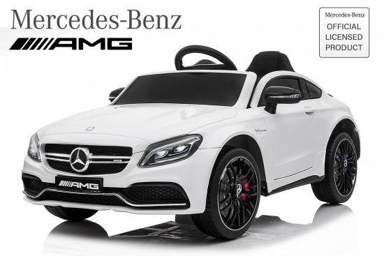 Elektro Kinderauto Mercedes C63s AMG mit Lizenz 2x25W 12V/7Ah