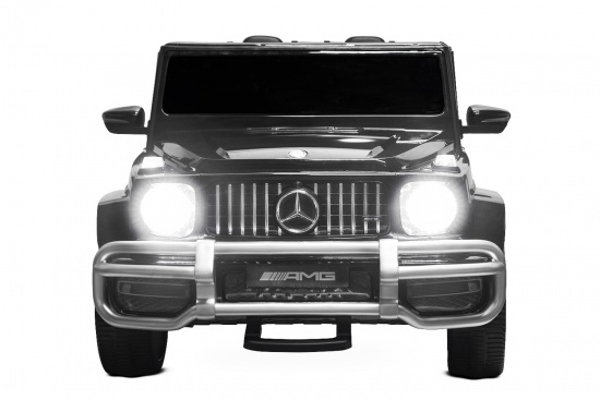 Lizenz Kinder Elektro Auto Mercedes AMG G63 lackiert 2 Sitzer 4x 35W 12V 7Ah 2.4G RC Bluetooth
