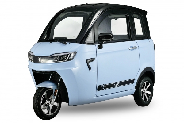 EEC Elektroauto Geco Sera 2 V2 2,2kW inkl. 72V 60Ah Polar Bär Ultra AGM Batterien