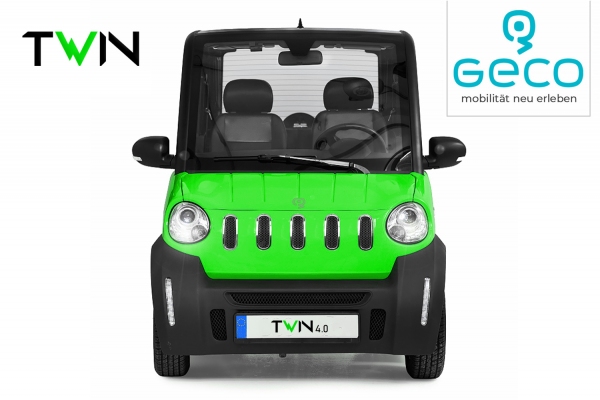 EEC Elektroauto Geco TWIN 4.0 3.5kW brushless Motor inkl. 7,5 kW/h|60V 125Ah Batterien Straßenzulassung