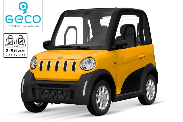 EEC Elektroauto Geco TWIN 4.0 V2 3.5kW brushless Motor inkl. 60V 125Ah Batterien Straßenzulassung