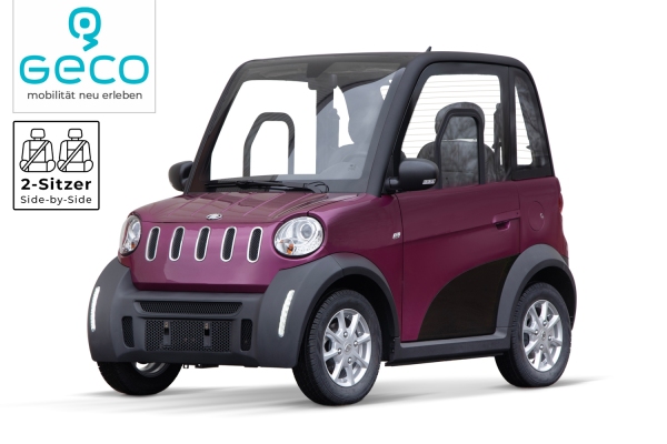 EEC Elektroauto Geco TWIN 4.0 V2 3.5kW brushless Motor inkl. 60V 125Ah Batterien Straßenzulassung