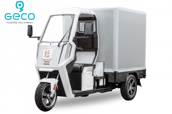 EEC Elektroauto Geco Truck gXC V9 3kW inkl. 4,3 kW/h|72V 60Ah Batterien Straßenzulassung Pickup Kofferaufbau