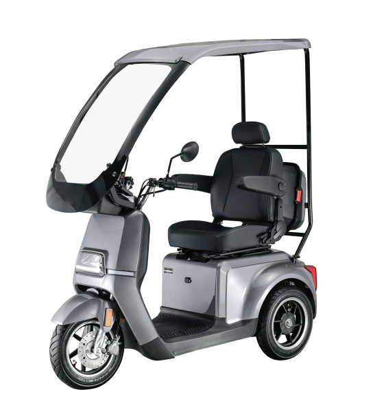 Geco Senio U1 Elektro Seniorenmobil mit Magnetbremse + Überdachung 6-25km/h