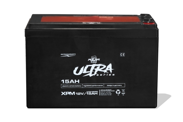 Polar Bär AGM Batterie Ultra Serie XPM 12V 15Ah wartungsfrei Powerbatterie