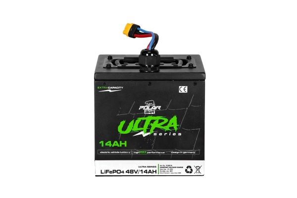 48V 14Ah Polar Bär Ultra LifePO4 Lithium Batterie mit BMS App | Akku für Elektro mobile Fahrzeuge