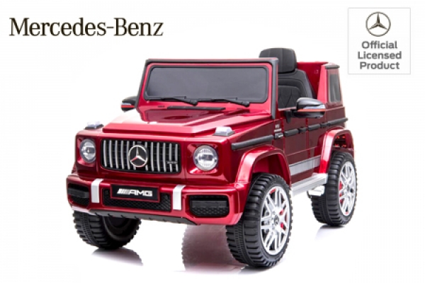 Lizenz Kinder Elektro Auto Mercedes G63 AMG lackiert 2x25W 12V 4.5 Ah 2.4G RC SUV