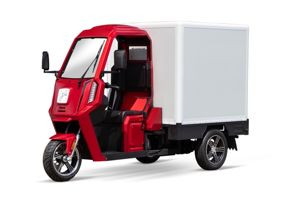 EEC Elektroauto Geco Truck XC V9 3kW inkl. 4,3 kW/h|72V 60Ah Batterien Straßenzulassung Pickup Kofferaufbau