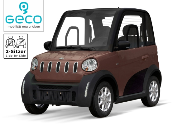 EEC Elektroauto Geco TWIN 4.0 V2 3.5kW brushless Motor inkl. 60V 125Ah Batterien Straßenzulassung